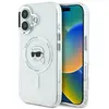 Image de Coque Karl Lagerfeld Iml Metal Karl Head Magsafe Pour Iphone 16 (blanche)