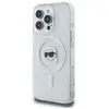 Image de Étui Karl Lagerfeld pour iPhone 16 Pro 6.3 blanc étui rigide IML Metal Karl Head MagSafe - Neuf
