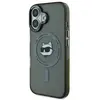 Image de Étui Karl Lagerfeld pour iPhone 16 Plus 6.7 noir étui rigide IML Metal Choupette Head MagSafe - Neuf