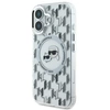 Image de Étui Karl Lagerfeld pour iPhone 16 6.1 transparent étui rigide IML Monogram Karl&Choupette Head MagSafe - Neuf