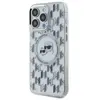 Image de Étui Karl Lagerfeld pour iPhone 16 Pro 6.3 transparent étui rigide IML Monogram Karl&Choupette Head MagSafe - Neuf