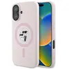 Image de Karl Lagerfeld Klhmp16sscmkcrhp Iphone16 6.1 Coque Rigide Rose Silicone Karl&choupette Magsafe