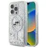 Image de Coque Magsafe Karl Lagerfeld Liquid Glitter Karl & Choupette Head Pour Iphone 16 Pro Max (transparente)