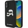 Image de Étui Karl Lagerfeld pour iPhone 16 Plus 6.7 noir étui rigide Silicone Double Heads Print MagSafe - Neuf