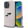 Image de Coque Rigide En Silicone Rose/rose Karl Lagerfeld Klhmp16xskchpplp Pour Iphone 16 Pro Max 6,9 Pouces, Compatible Magsafe Et Avec Impression Double Face.