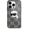 Image de Étui Karl Lagerfeld pour iPhone 16 6.1 noir étui rigide IML Karl Head Electroplated - Neuf