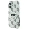 Image de Étui Karl Lagerfeld pour iPhone 16 6.1 transparent étui rigide IML Karl Head Electroplated - Neuf