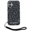Image de Étui Karl Lagerfeld pour iPhone 16 6.1 violet étui rigide Zebra With Cord - Neuf