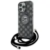 Image de Coque Rigide Noire Karl Lagerfeld Klhmp16lhckcklck Pour Iphone 16 Pro 6,3 Pouces, Bandoulière Iml, Monogramme Karl Et Tête De Choupette, Magsafe