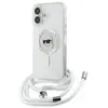 Image de Étui Bandoulière Karl Lagerfeld Iml Karl Head Magsafe Pour Iphone 16 (transparent)
