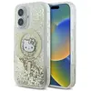 Image de Coque Magsafe Hello Kitty Liquid Glitter Fever Pour Iphone 16 (blanc / Or)