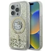 Image de Coque Rigide Hello Kitty Hkhmp16xlgdih Pour Iphone 16 Pro Max 6,9" Or Blanc, Finition Liquid Glitter Fever, Compatible Magsafe