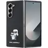 Image de Coque pour Galaxy Z Fold 6 Design Karl et Choupette avec Finition Grainée Noir - Neuf