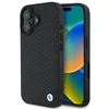 Image de Coque Rigide Bmw Bmhmp16s23rddk Pour Iphone 16 6.1 Noir/noir, Logo Diamant En Métal, Compatible Magsafe