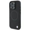 Image de Étui BMW pouriPhone 16 Pro 6.3 noir étui rigide Sign Leather Half Textured And Circle MagSafe - Neuf
