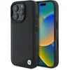Image de Bmw Bmhcp16L23Rcgpk Iphone 16 Pro 6.3" Black/Black Hard Case Sign Leather Cross Lines Pattern
