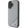 Image de Étui BMW pour iPhone 16 6.1 gris étui rigide M Perforated Tricolor Line MagSafe - Neuf
