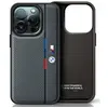 Image de Étui BMW pour iPhone 16 6.1 anthracite étui rigide M Perforated Tricolor Detail Line - Neuf