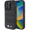 Image de Coque Rigide Bmw Bmhmp16l23puspk Pour Iphone 16 Pro 6,3 Pouces, Noire, Perforée Et Cousue, Compatible Magsafe.
