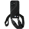 Image de Étui BMW pour iPhone 16 Plus 6.7 noir étui rigide M Edition Carbon Stripe & Strap - Neuf