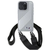 Image de Étui BMW pour iPhone 16 Pro Max 6.9 gris étui rigide M Edition Carbon Stripe & Strap - Neuf