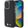 Image de Coque Rigide Bmw Bmhcp16x23pufwkev Pour Iphone 16 Pro Max 6,9 Pouces, Noire, Édition M, Recouverte De Kevlar Et De Métal.