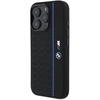 Image de Étui BMW pour iPhone 16 Pro Max 6.9 noir étui rigide Silicone Hexagon Blue Line MagSafe - Neuf