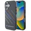 Image de Coque Rigide Bmw Bmhcp16m23htrak Pour Iphone 16 Plus 6,7 Pouces, Noire, À Rayures Aléatoires Motorsport Iml