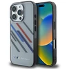 Image de Coque Rigide Grise À Rayures Aléatoires Bmw Motorsport Iml Pour Iphone 16 Pro 6,3" (bmw Bmhcp16l23htrag)