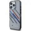 Image de Étui BMW pour iPhone 16 Pro 6.3 gris étui rigide Motosport IML Random Stripes - Neuf