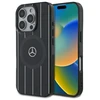 Image de Coque Arrière Mercedes Pour Apple Iphone 16 Pro Mb Double Couche Noire 1 Pièce.