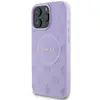 Image de Étui Guess pour iPhone 16 Pro Max 6.9 violet étui rigide Saffiano Peony Classic Logo MagSafe - Neuf