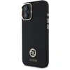Image de Étui Guess pour iPhone 16 6.1 noir étui rigide Silicone Logo Strass 4G - Neuf