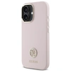 Image de Étui Guess pour iPhone 16 6.1 rose étui rigide Silicone Logo Strass 4G - Neuf