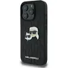 Image de Étui Karl Lagerfeld pour iPhone 16 Pro 6.3 noir étui rigide Monogramme Karl&Choupette Head Pin - Neuf