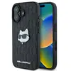 Image de Étui Karl Lagerfeld pour iPhone 16 6.1 noir étui rigide Monogram Choupette Head Pin - Neuf