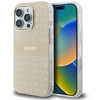 Image de Coque Rigide Rose Dkny Dkhmp16xhrhsep Pour Iphone 16 Pro Max 6,9" Avec Motif Texturé Répété Et Rayures Magsafe