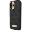 Image de Étui Guess pour iPhone 16 6.1 noir étui rigide 4G Logo Plate MagSafe - Neuf