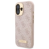 Image de Étui Guess pour iPhone 16 6.1 rose étui rigide 4G Logo Plate MagSafe - Neuf
