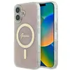 Image de Coque Rigide Rose Guess Guhmp16sh4stp Pour Iphone 166,1 Pouces, Compatible Iml 4g Et Magsafe