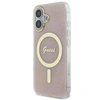 Image de Étui Guess pour iPhone 16 6.1 rose étui rigide IML 4G MagSafe - Neuf