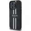 Image de Étui Guess pour iPhone 16 Pro 6.3 noir étui rigide 4G Printed Stripes MagSafe - Neuf