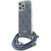 Image de Guess Crossbody Cord 4G Print Case pour Iphone 16 Pro Max - Bleu