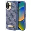 Image de Coque Rigide Bleue/bleue Guess Guhmp16mu4gprb Pour Iphone 16 Plus 6,7 Pouces Avec Logo 4g Et Compatible Magsafe