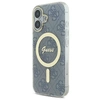 Image de Étui Guess pour iPhone 16 6.1 bleu étui rigide IML 4G MagSafe - Neuf