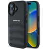 Image de Étui En Cuir Noir Avec Logo Amg Pour Iphone 16