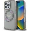 Image de GUESS étui compatible IPHONE 16 Pro avec MagSafe GUHMP16LHFWFCK (IML Flowers Wreath) black