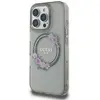 Image de Étui Guess pour iPhone 16 Pro Max 6.9 noir étui rigide IML Flowers Wreath MagSafe - Neuf