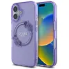 Image de Guess Iml Flowers Wreath Magsafe Case pour Iphone 16 - Violet