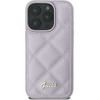 Image de Étui Guess avec logo en métal matelassé pour Iphone 16 - Violet clair